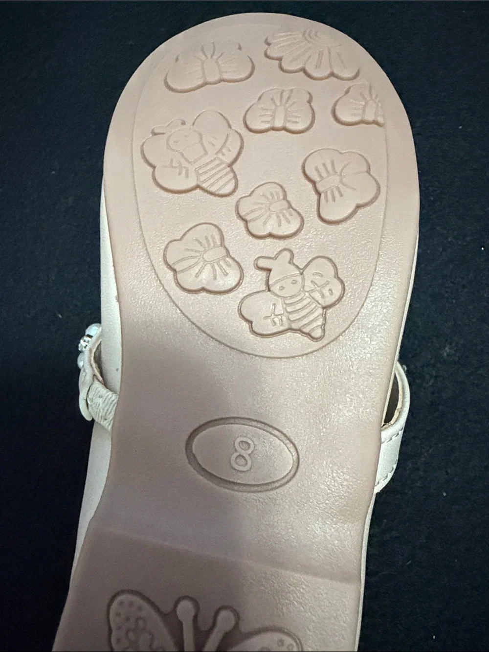 Tip Top Kids Nude Pink Toddler Mary Jane Ballet Flat Size 8